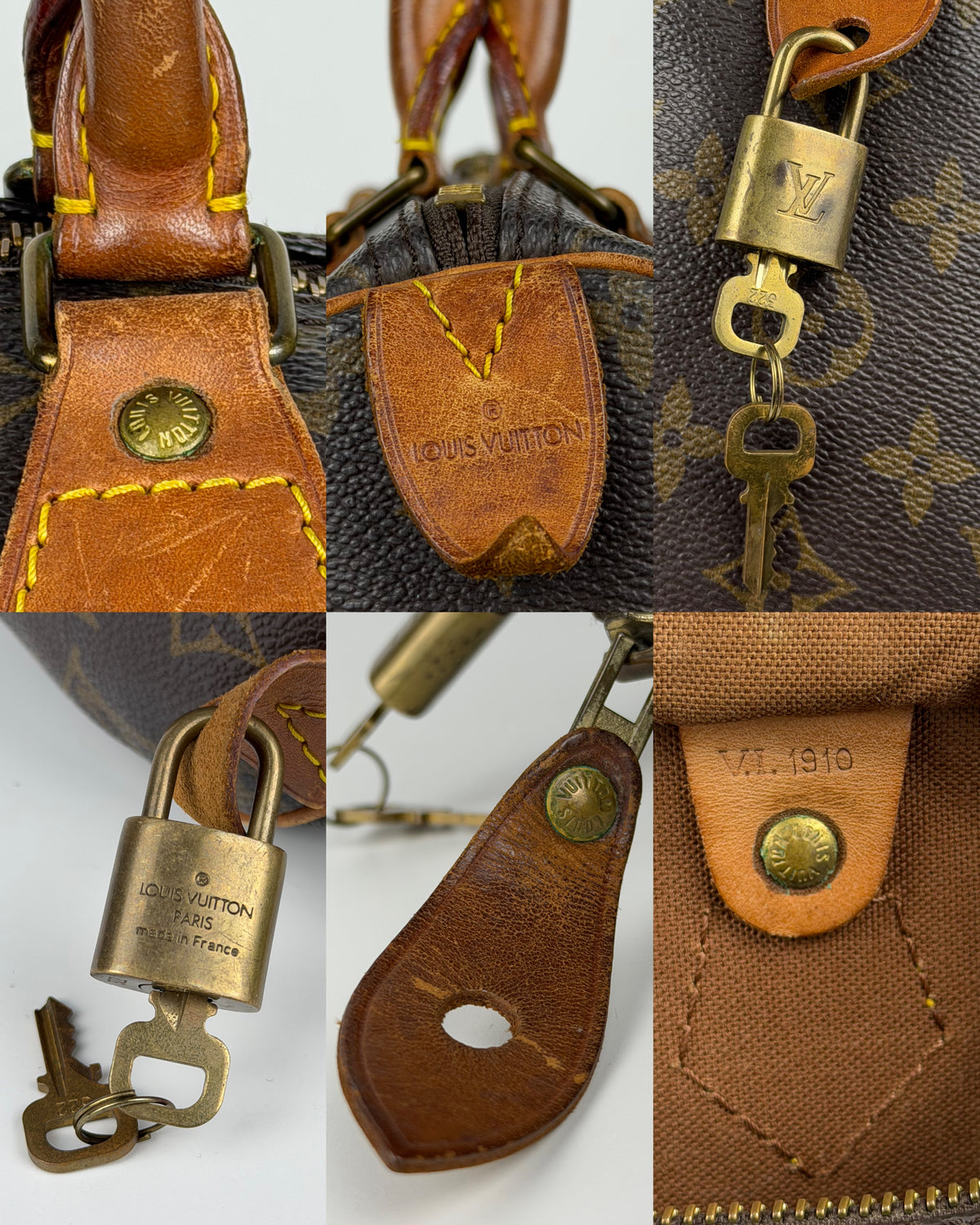 Vintage Louis Vuitton monogram speedy 30 mini boston bag