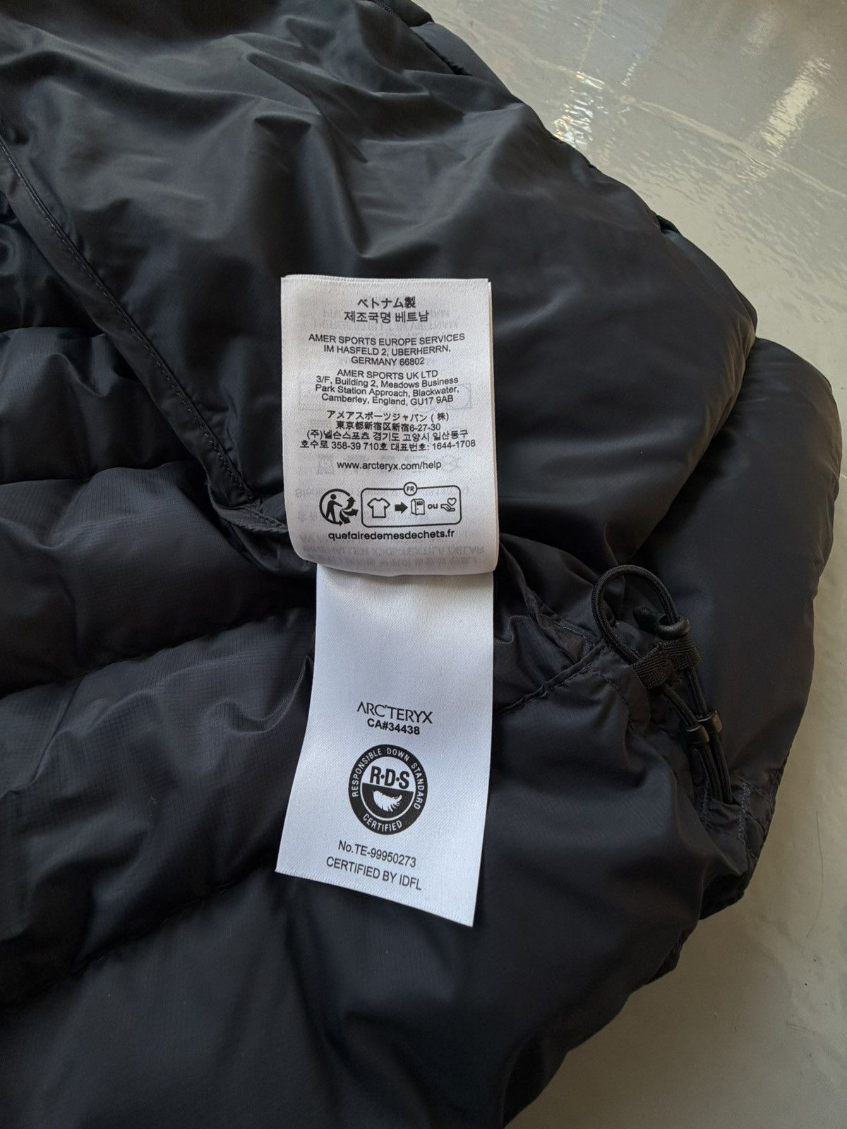 AW25 Arcteryx cerium hoody navy