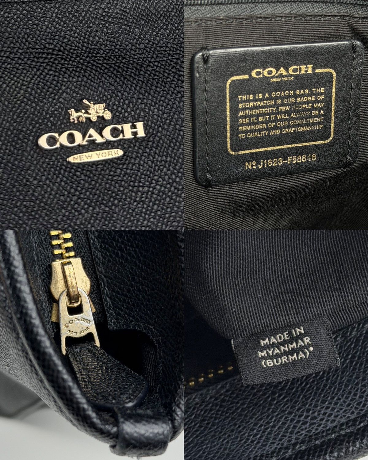 Coach crossgrain leather city tote bag