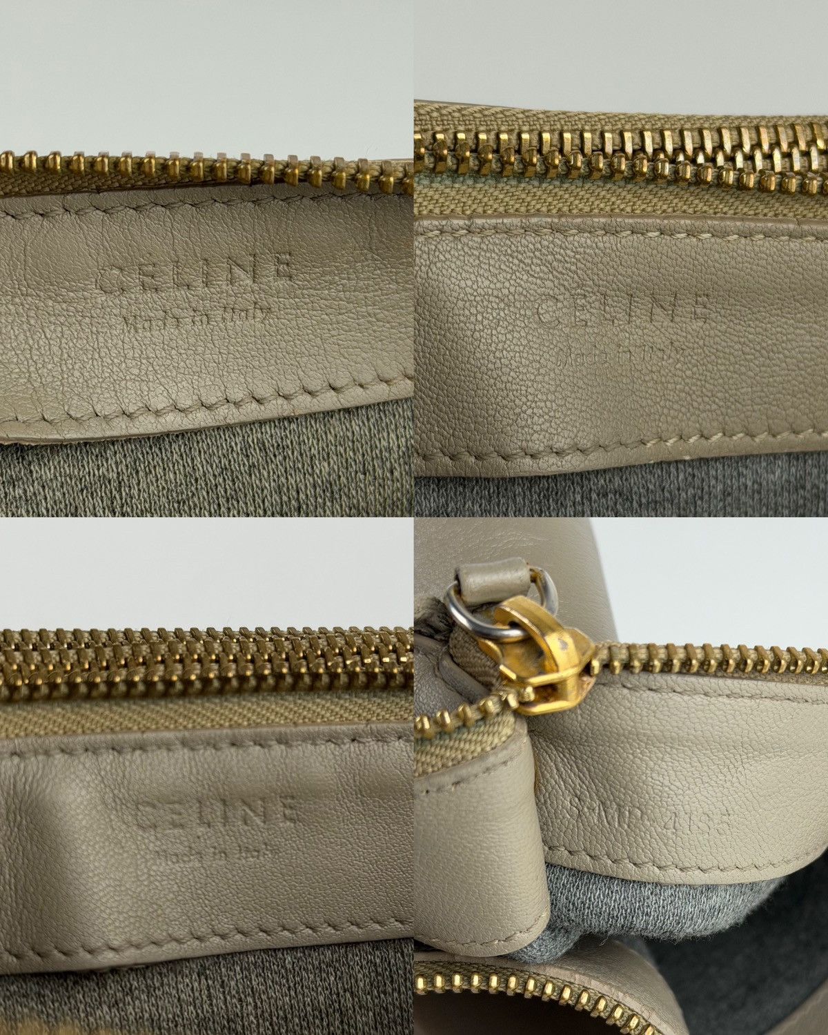 Celine trio leather shoulder/ crossbody bag