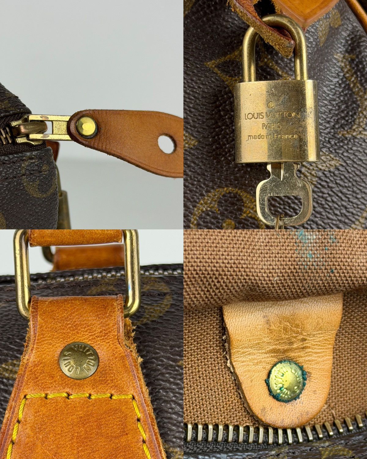 Vintage Louis Vuitton monogram speedy 25