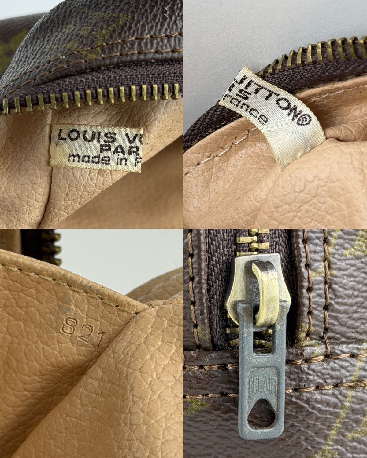 Vintage 80s Louis Vuitton monogram trousse 28 toiletry bag