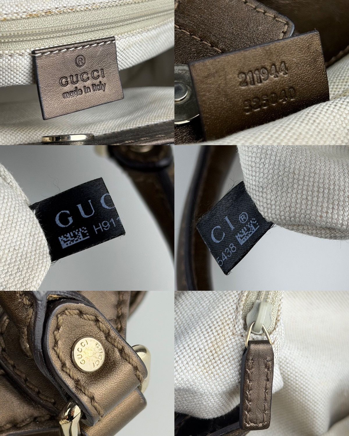 Gucci guccissima sukey medium size leather handbag