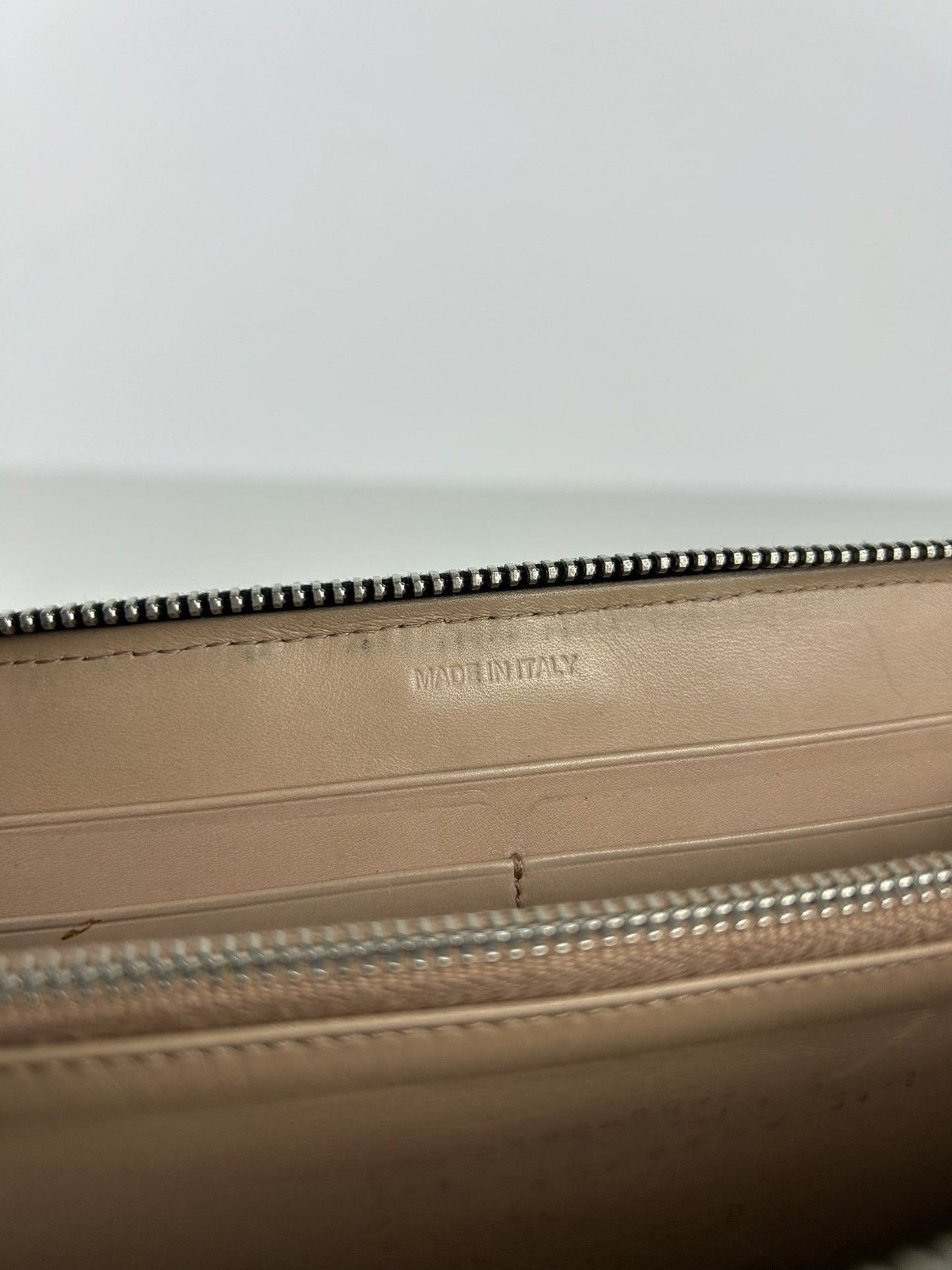 Prada leather long wallet