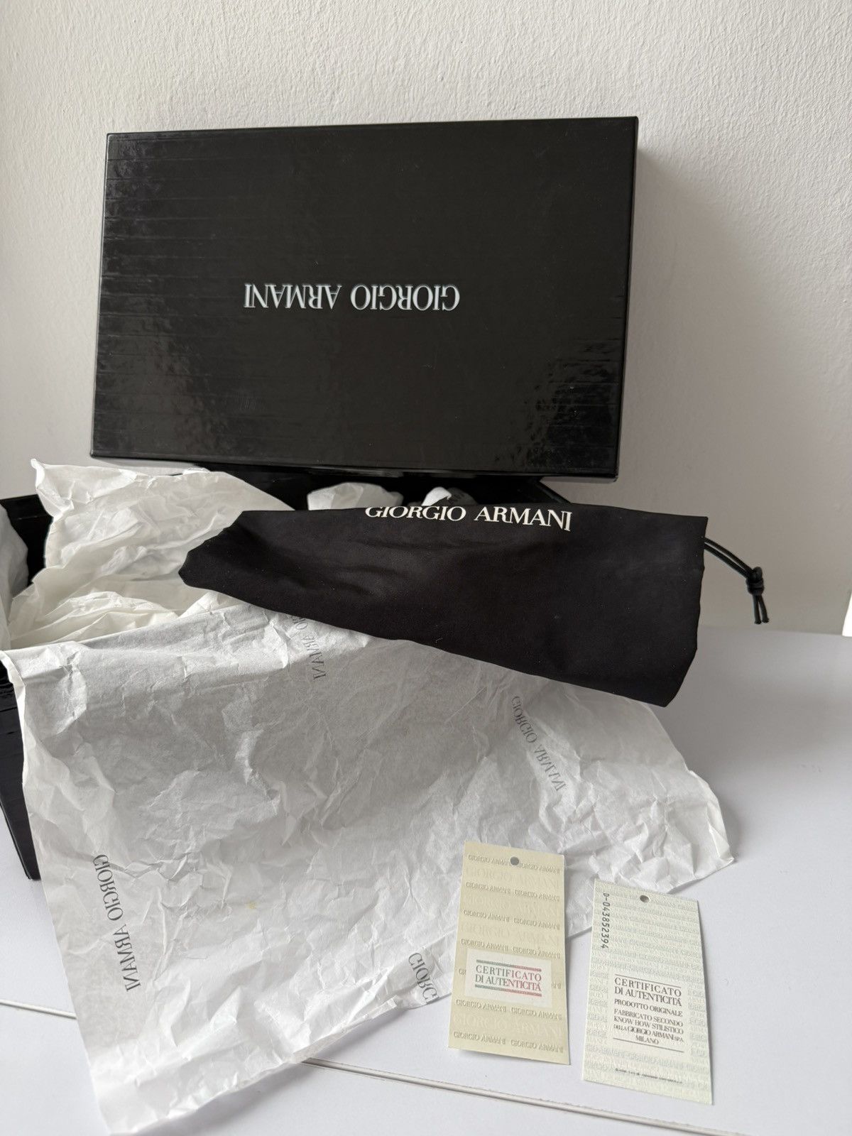 2011 Giorgio Armani smooth leather pointed toe pumps
