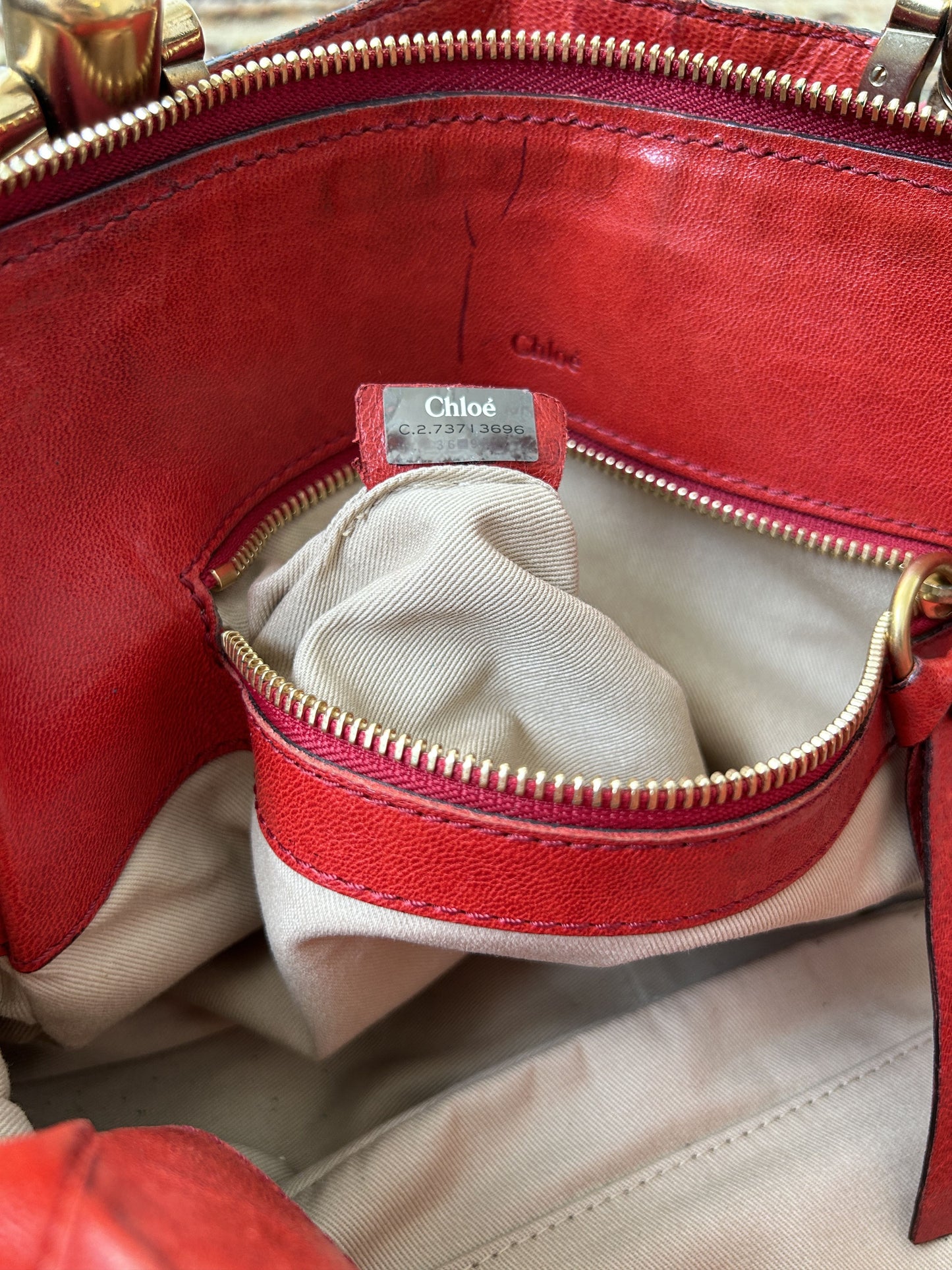 Chloe heloise leather handbag