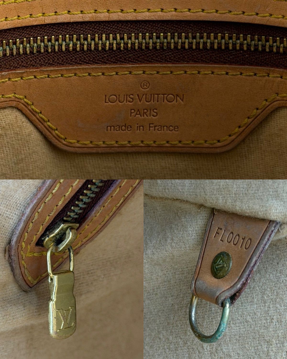 Vintage Louis Vuitton monogram bucket GM