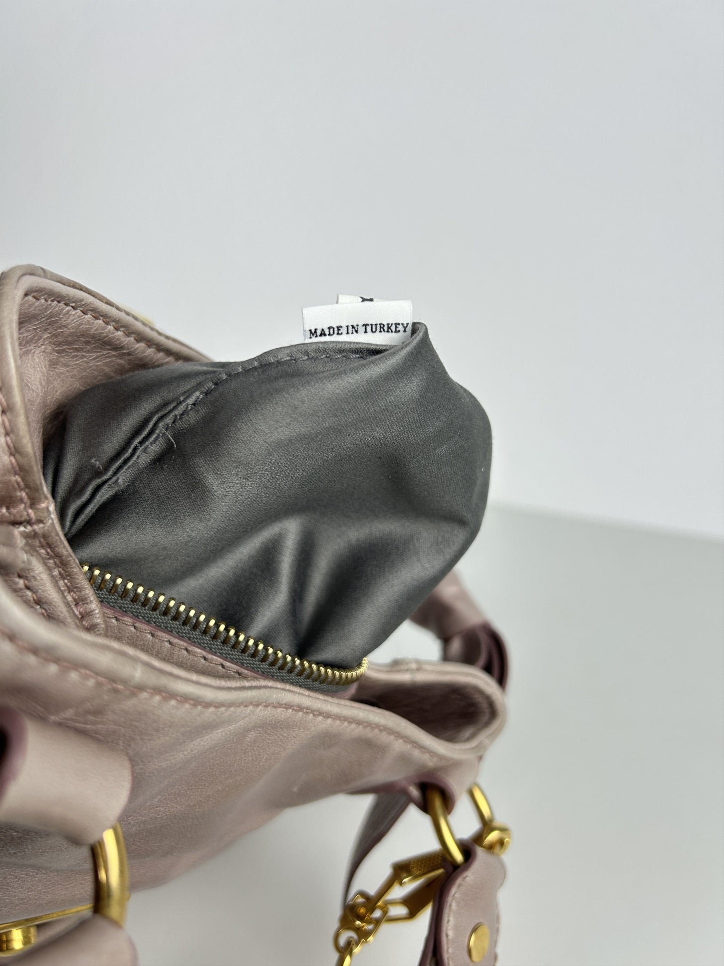 Miu miu mini bow bag in dusty pink