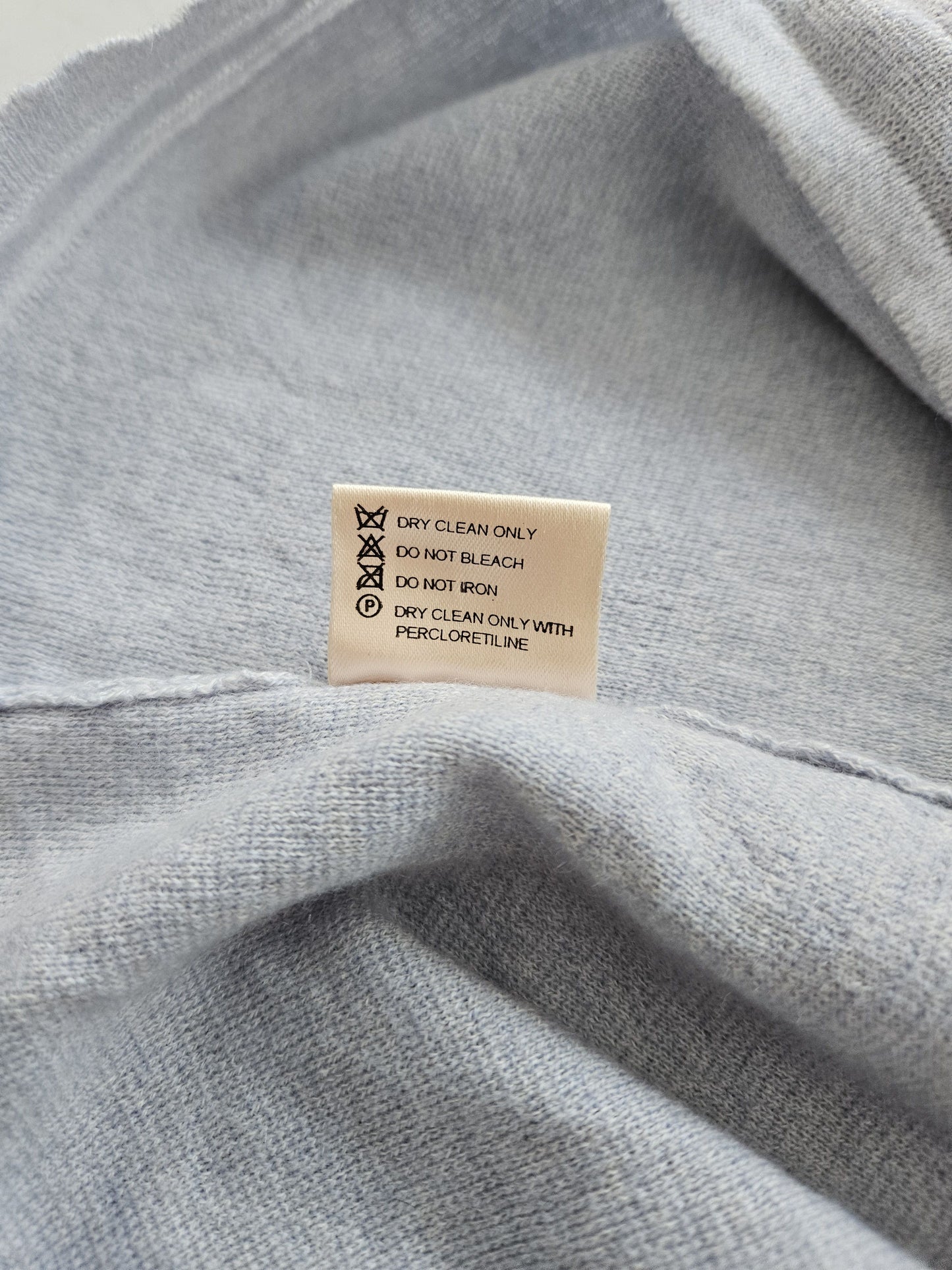 Vintage Hermes cashmere cotton blend v neck pullover