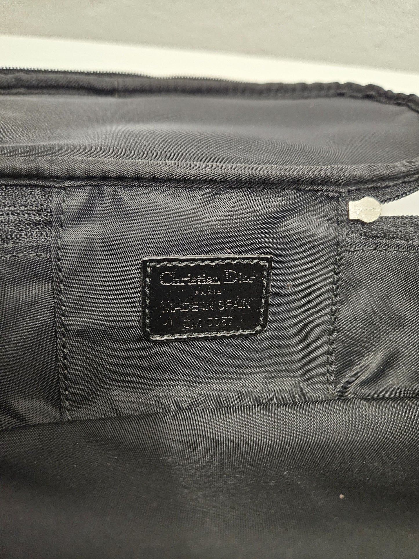 Y2k Dior trotter oblique monogram canvas toiletry bag/ pouch