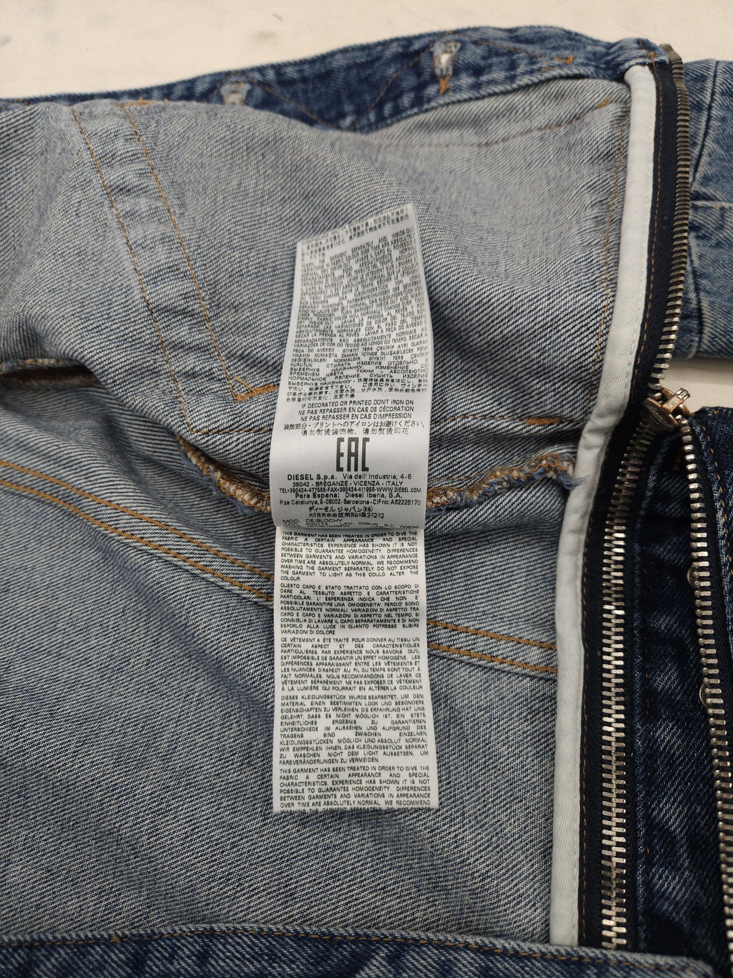 Diesel denim jumpsuit