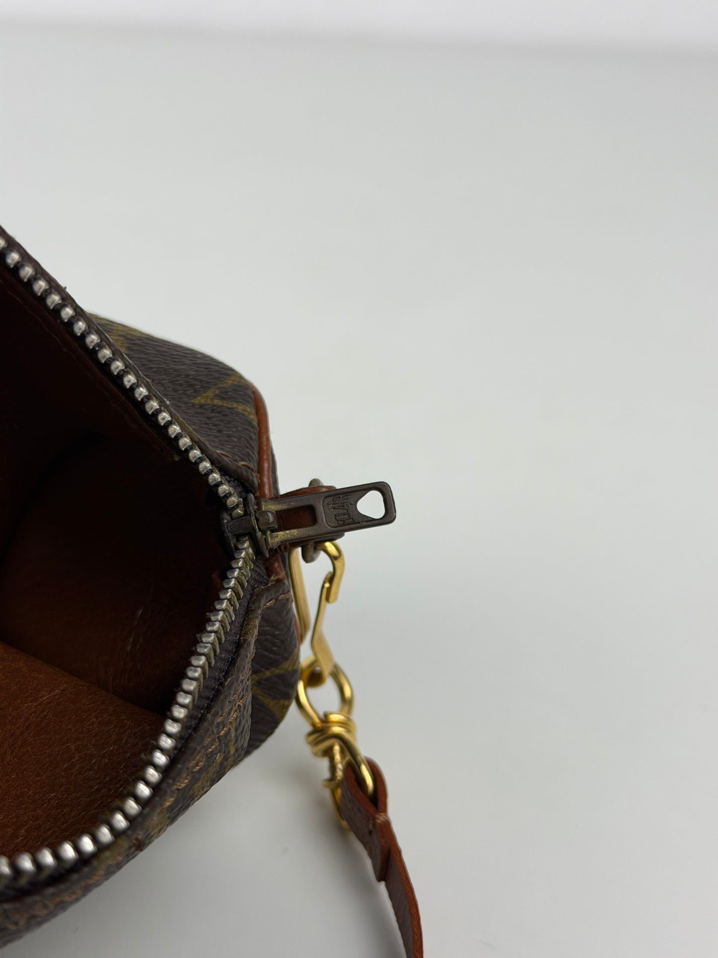 Vintage 80s Louis Vuitton monogram Papillon mini pouch bag