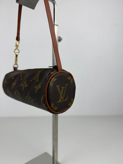 Vintage 80s Louis Vuitton monogram Papillon mini pouch bag