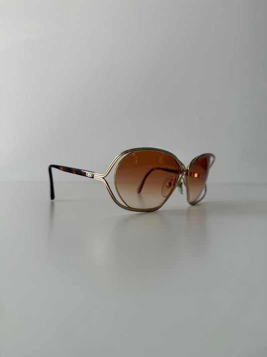 Vintage 80s Christian Dior 2499 butterfly sunglasses