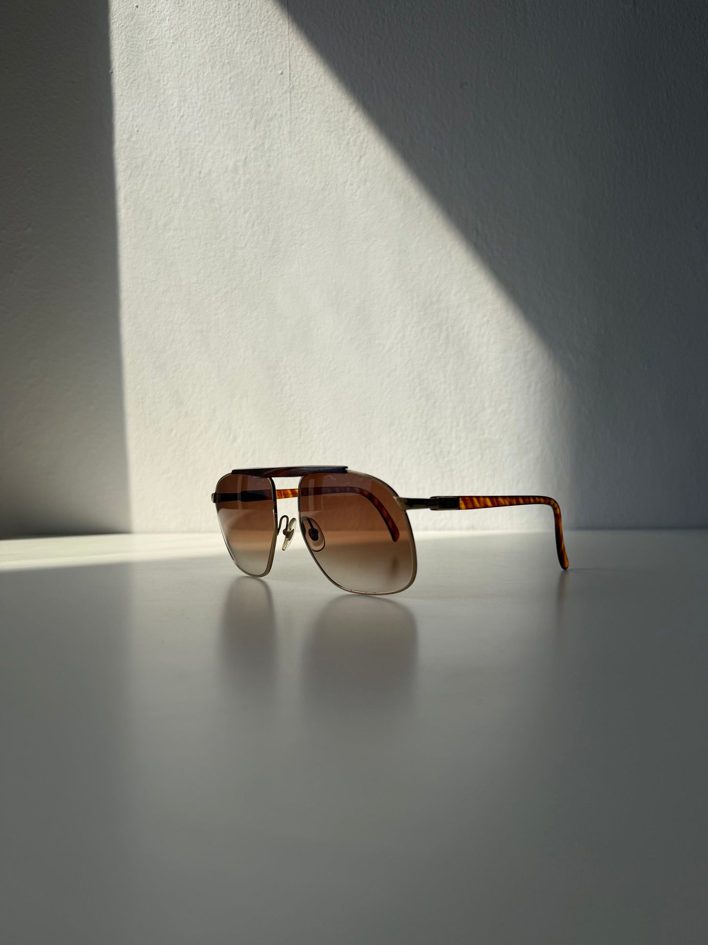 Vintage 80s Christian Dior Monsieur 2123 aviator sunglasses
