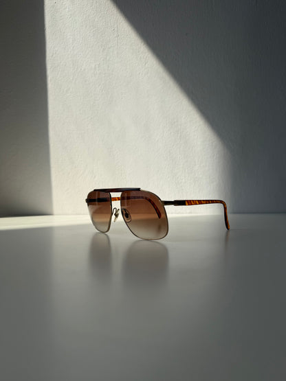 Vintage 80s Christian Dior Monsieur 2123 aviator sunglasses