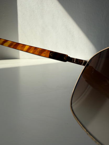Vintage 80s Christian Dior Monsieur 2123 aviator sunglasses