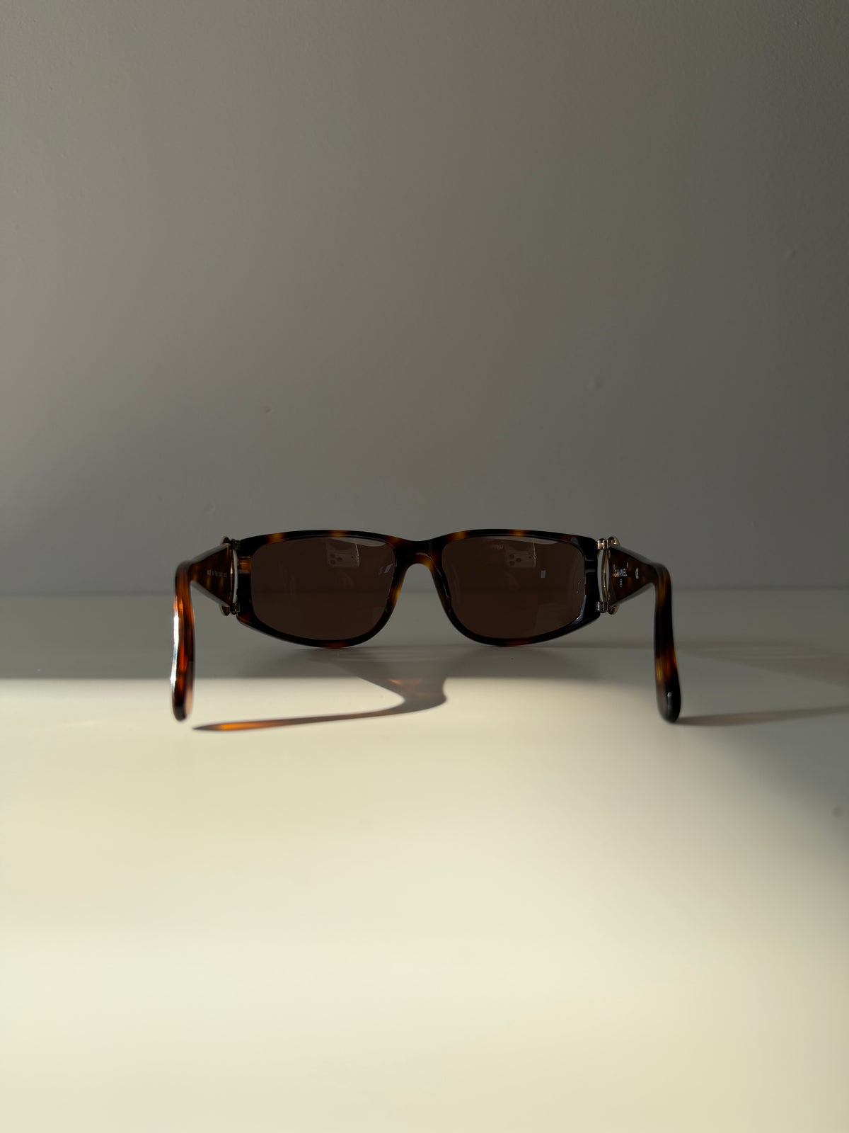 Vintage 90s Chanel 02461 big logo sunglasses