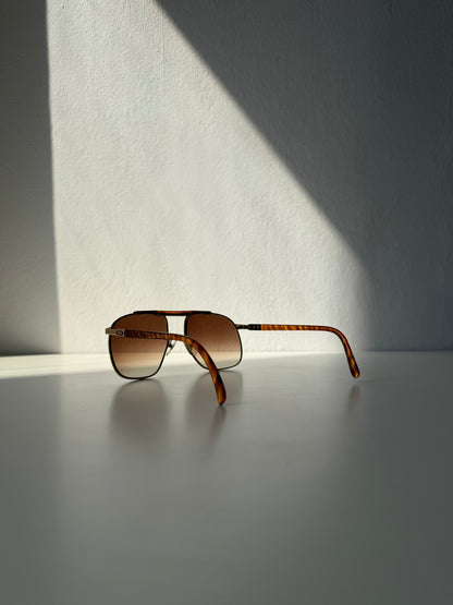 Vintage 80s Christian Dior Monsieur 2123 aviator sunglasses