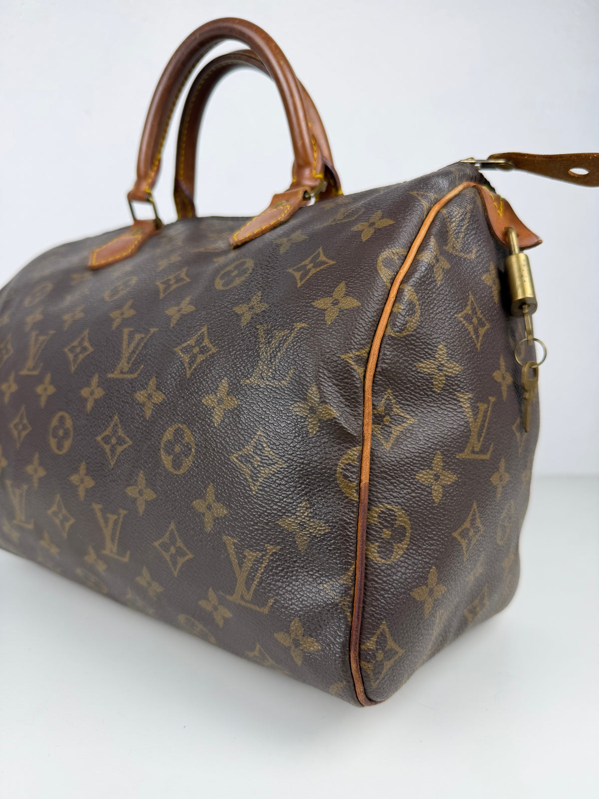Vintage Louis Vuitton monogram speedy 30 mini boston bag