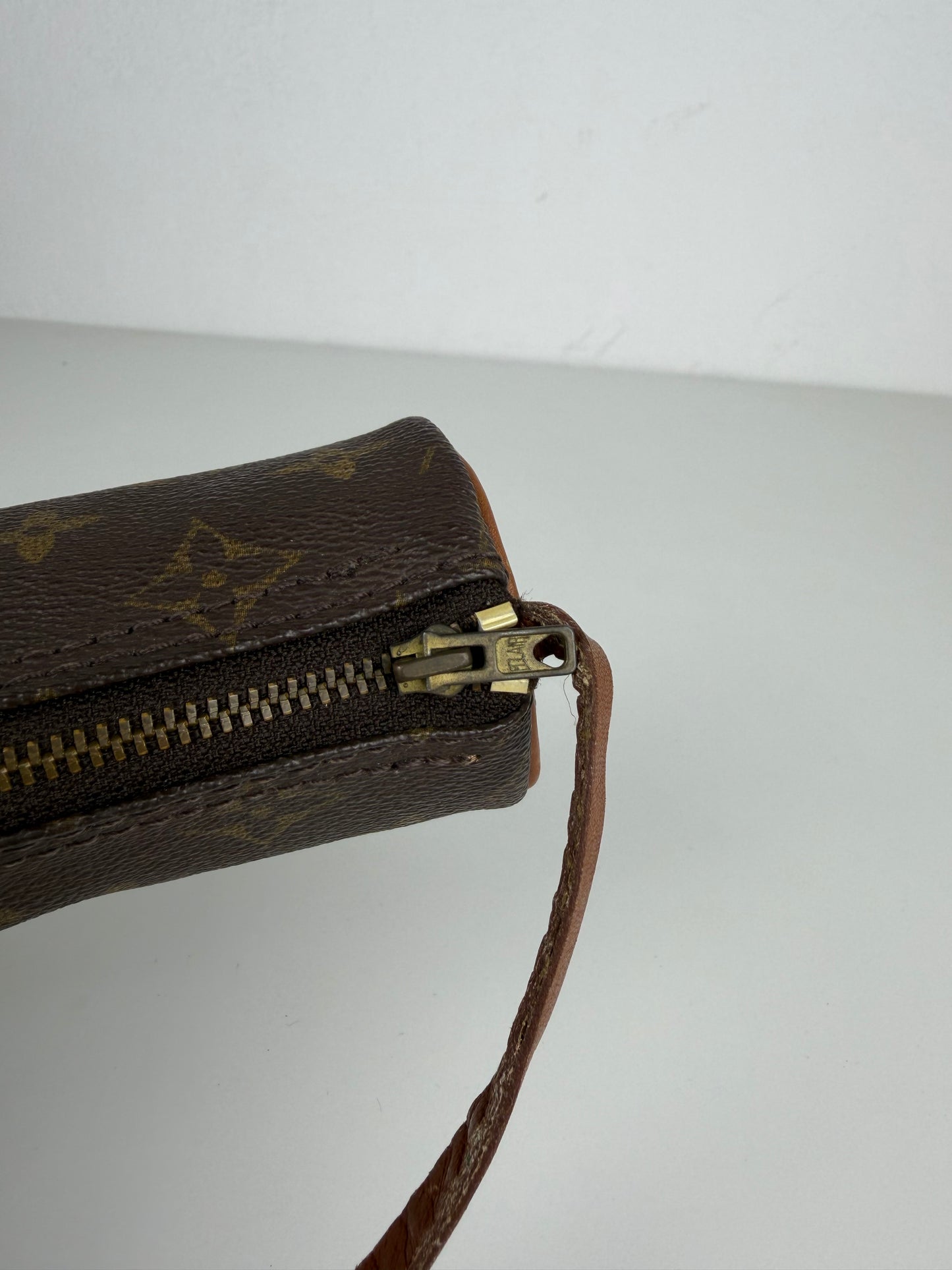 Vintage 80s Louis Vuitton monogram Papillon mini pouch bag