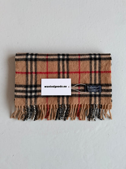 Vintage Burberry nova check wool scarf