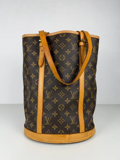 Vintage Louis Vuitton monogram bucket GM