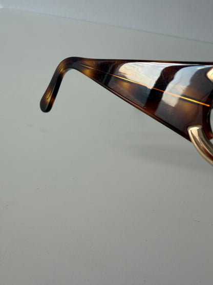 Vintage 90s Chanel 02461 big logo sunglasses