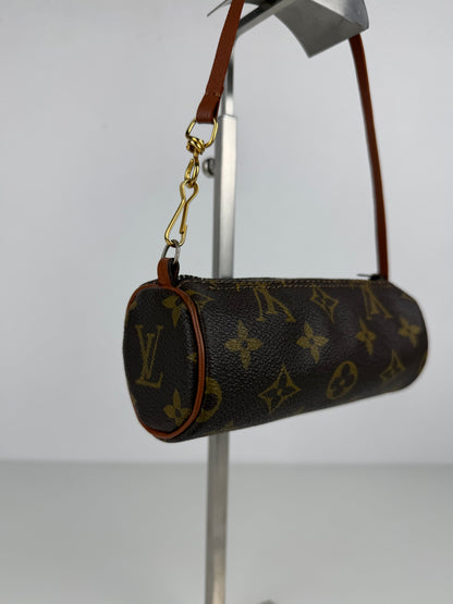 Vintage 80s Louis Vuitton monogram Papillon mini pouch bag