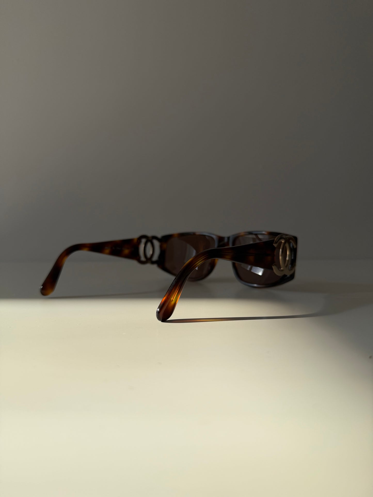 Vintage 90s Chanel 02461 big logo sunglasses