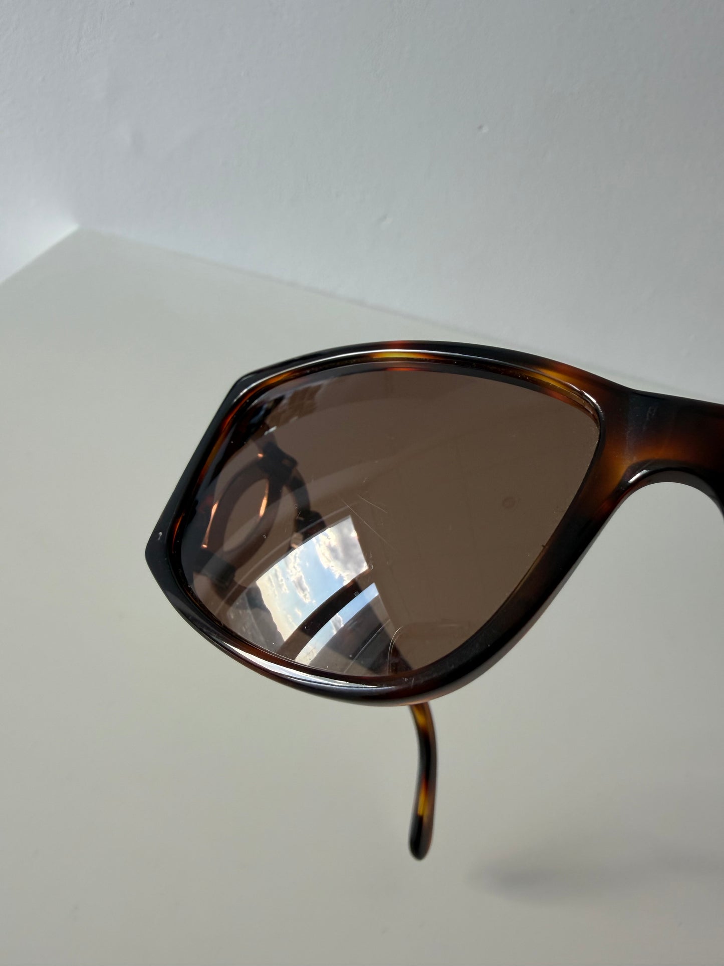 Vintage 90s Chanel 02461 big logo sunglasses