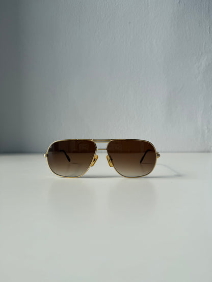 Vintage 70s Cartier Tank teardrop sunglasses