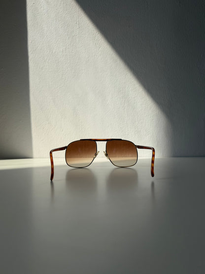 Vintage 80s Christian Dior Monsieur 2123 aviator sunglasses