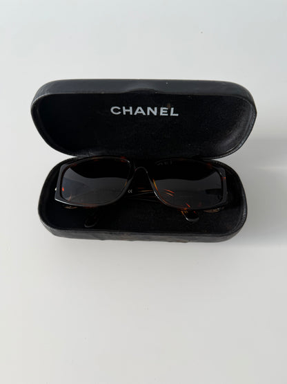 Vintage 90s Chanel 02461 big logo sunglasses