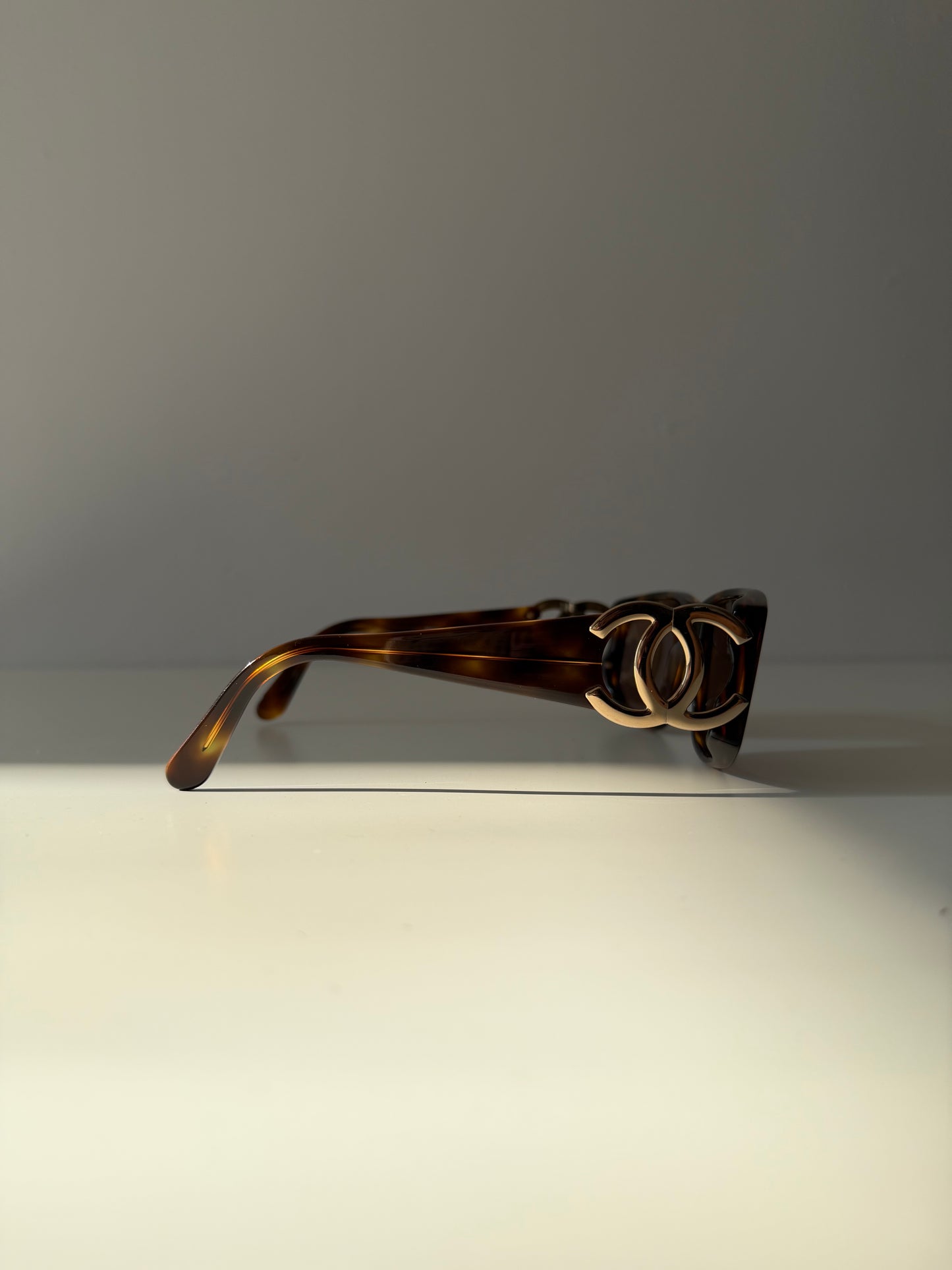 Vintage 90s Chanel 02461 big logo sunglasses