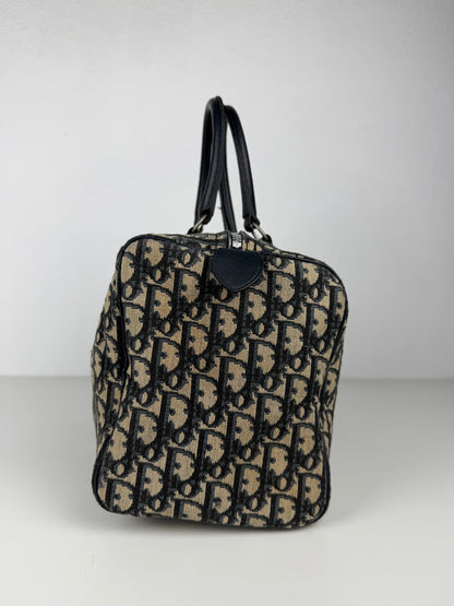 Vintage 80s Dior trotter oblique monogram mini Boston bag