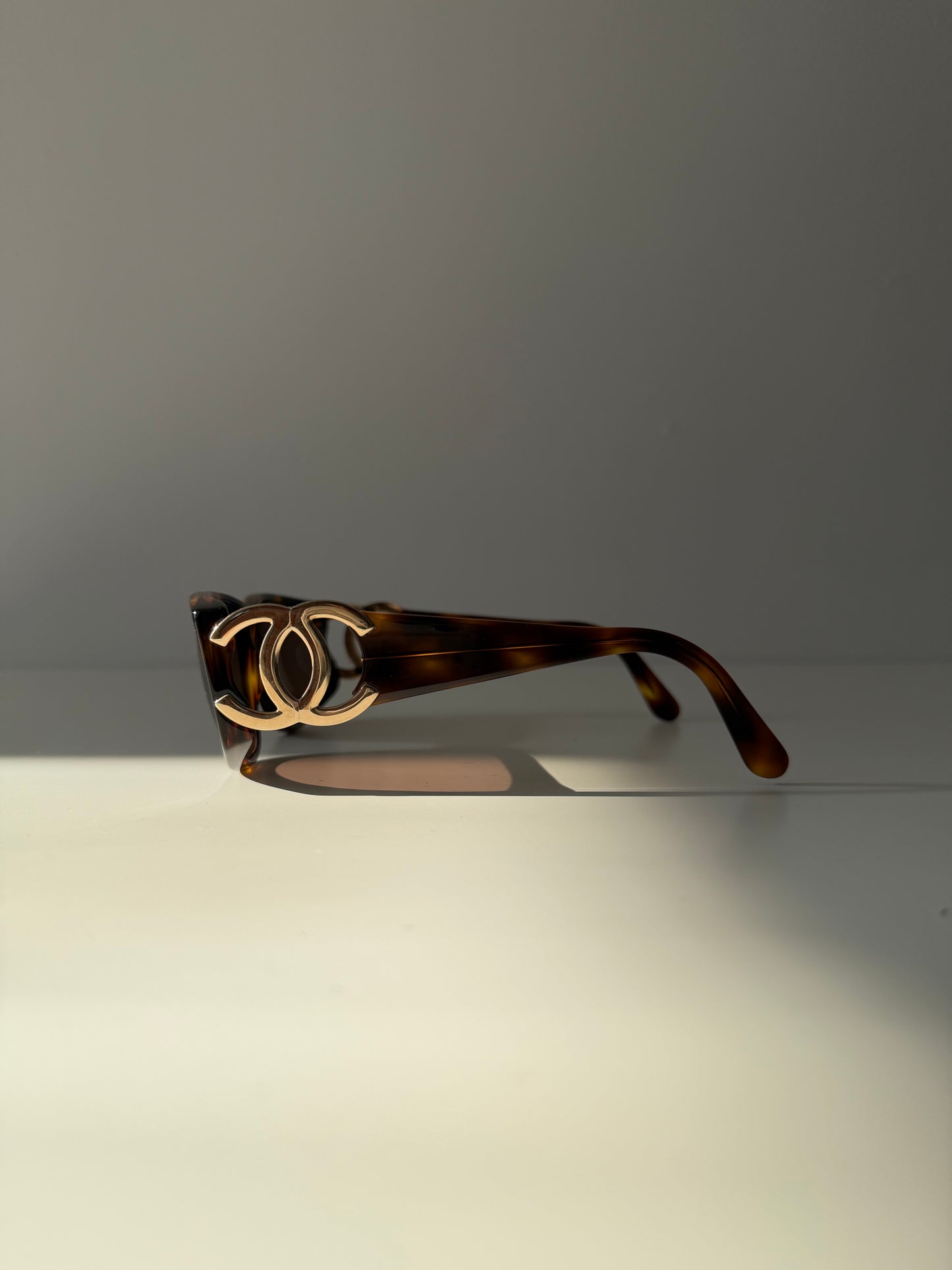 Vintage 90s Chanel 02461 big logo sunglasses