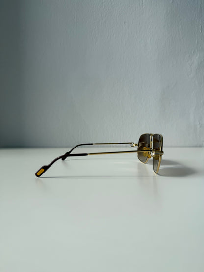 Vintage 70s Cartier Tank teardrop sunglasses