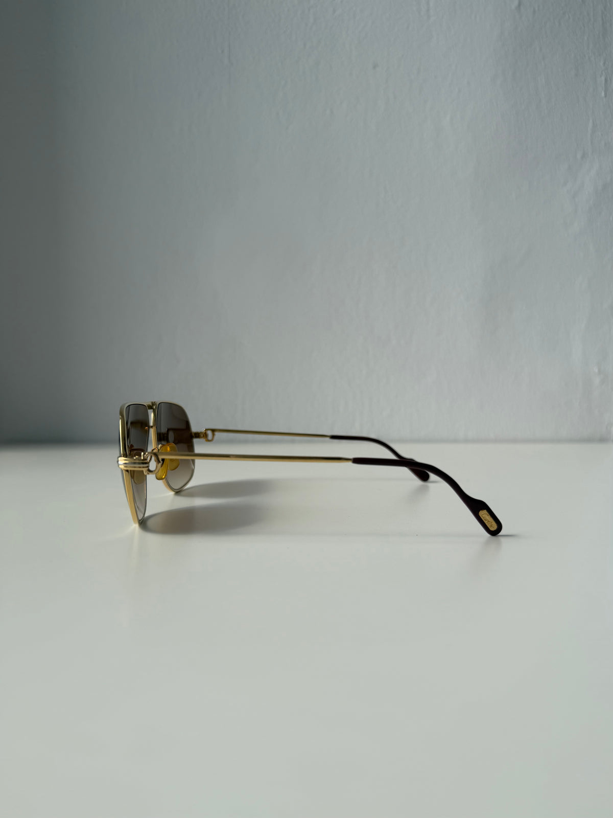 Vintage 70s Cartier Tank teardrop sunglasses