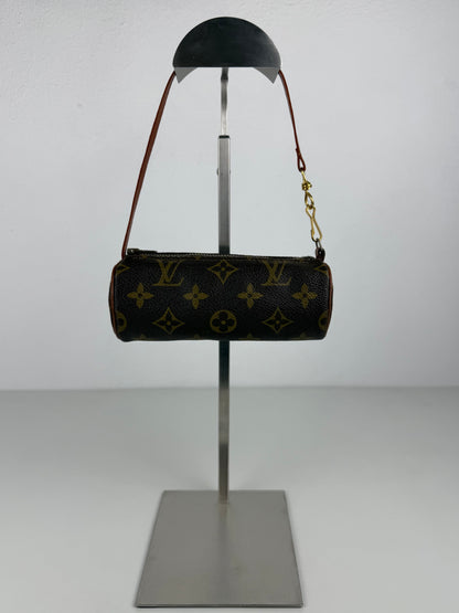 Vintage 80s Louis Vuitton monogram Papillon mini pouch bag
