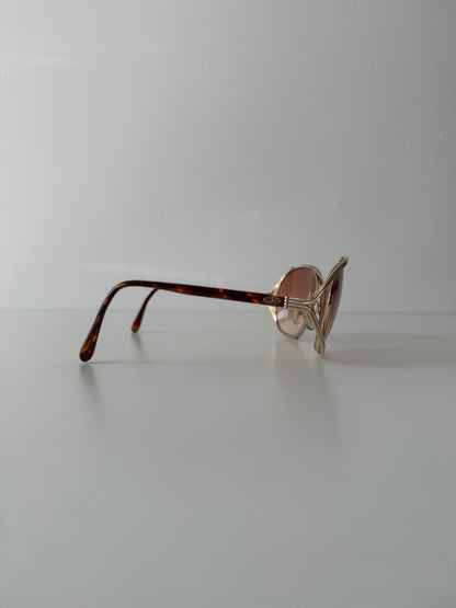 Vintage 80s Christian Dior 2499 butterfly sunglasses