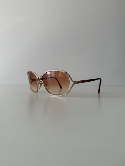 Vintage 80s Christian Dior 2499 butterfly sunglasses