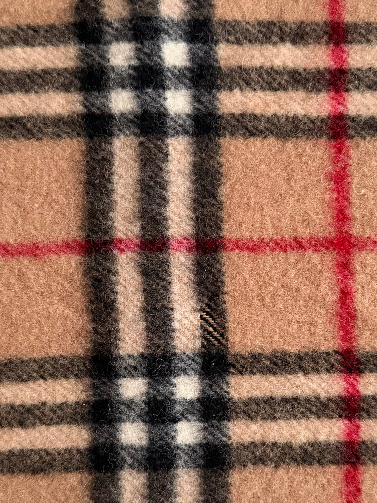 Vintage Burberry nova check wool scarf