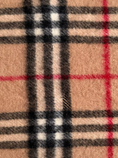 Vintage Burberry nova check wool scarf