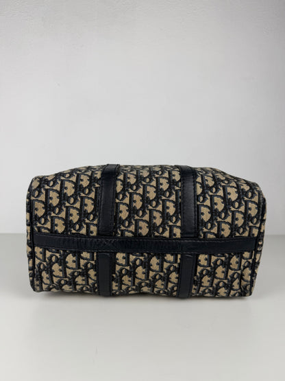 Vintage 80s Dior trotter oblique monogram mini Boston bag