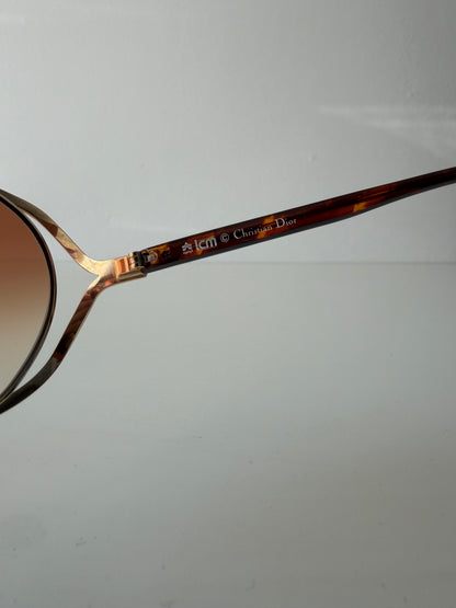 Vintage 80s Christian Dior 2499 butterfly sunglasses