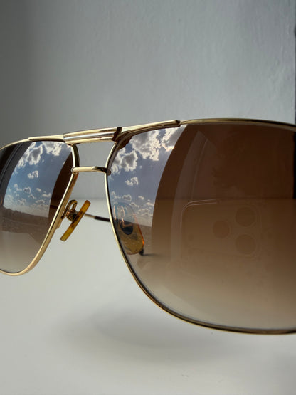 Vintage 70s Cartier Tank teardrop sunglasses