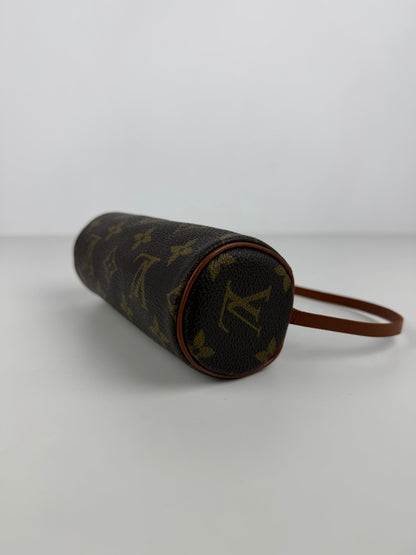 Vintage 80s Louis Vuitton monogram Papillon mini pouch bag