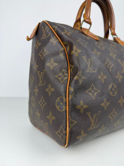 Vintage Louis Vuitton monogram speedy 30 mini boston bag