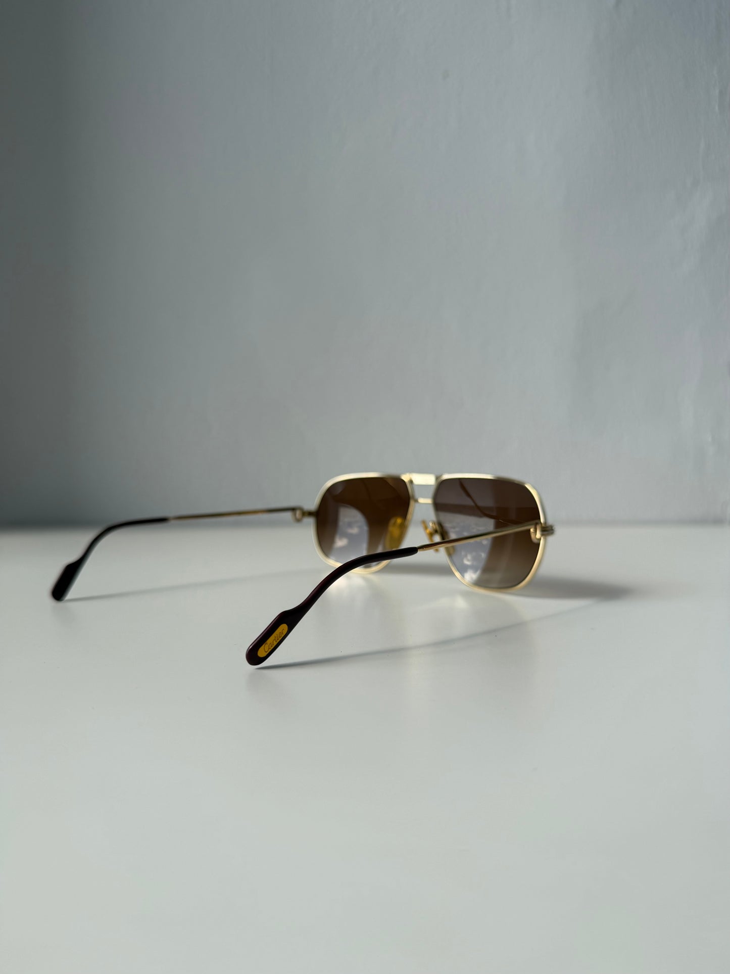Vintage 70s Cartier Tank teardrop sunglasses